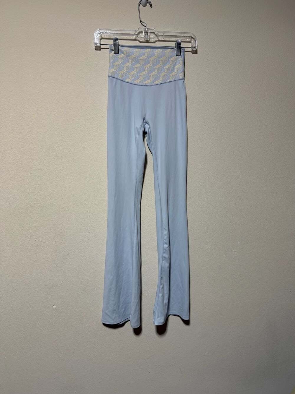 Victoria's Secret PINK Sterling Blue Relay Compression Flare Leggings
